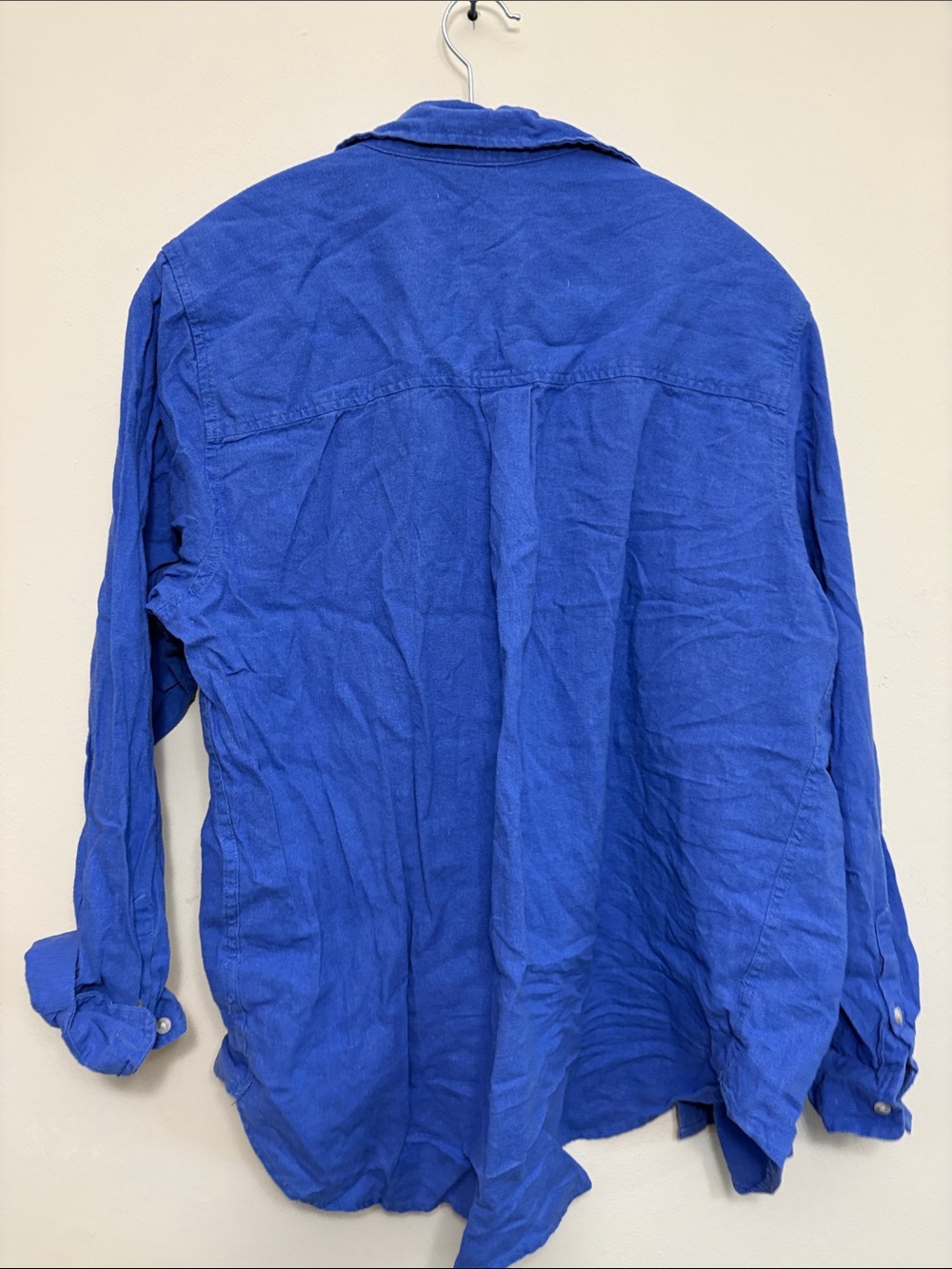 Universal Thread Blue Button-Front Shirt - Picture 3 of 3